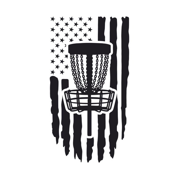 Disc Golf PATRIOTIC BASKET Mouse Pad Golf Basket Gaming Desk Mat Custom Gift - Picture 1 of 2